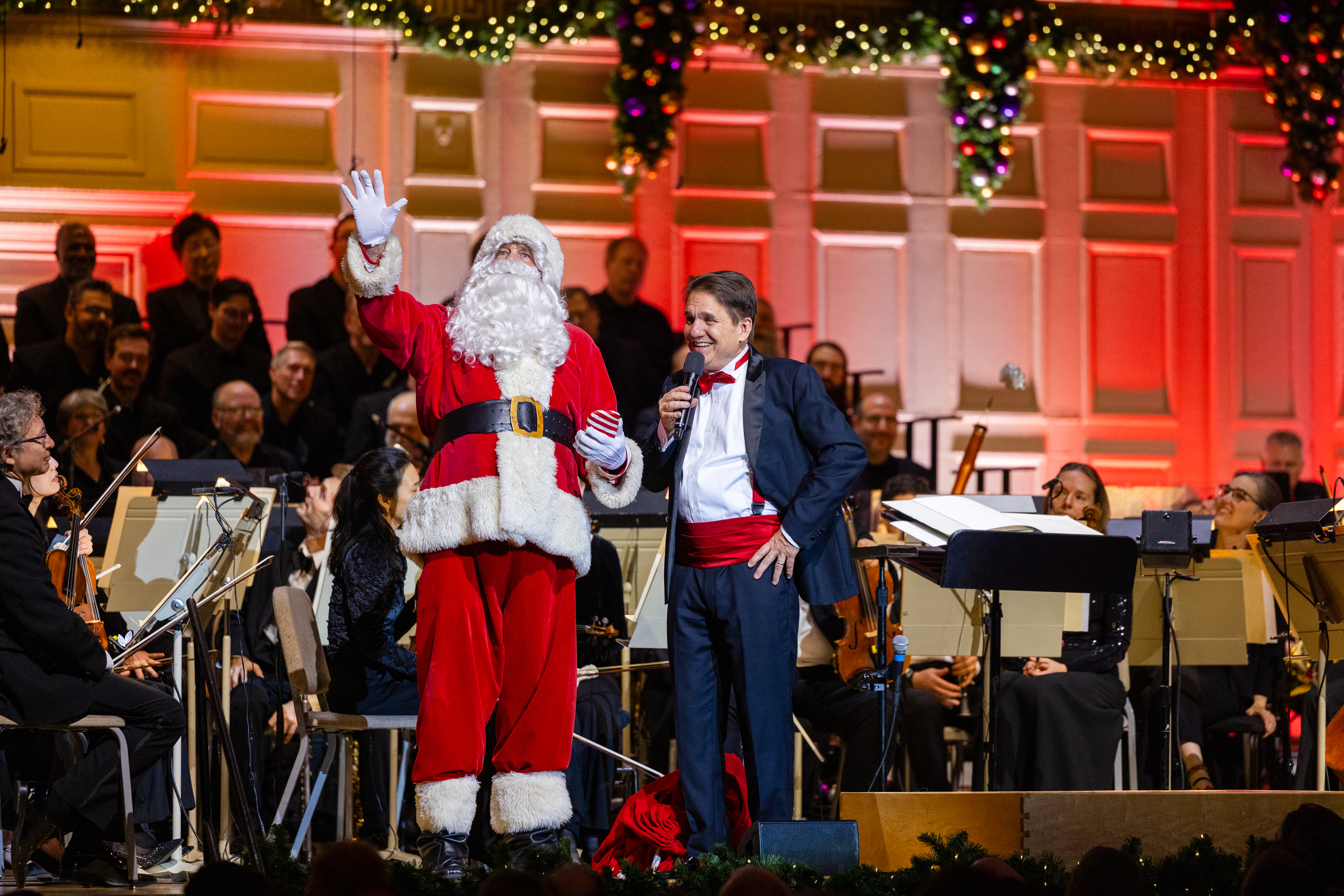 Keith Lockhart and Santa Claus