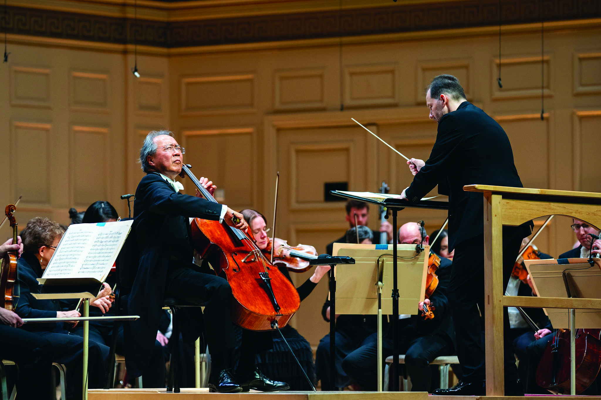 Yo-Yo Ma performing with the BSO