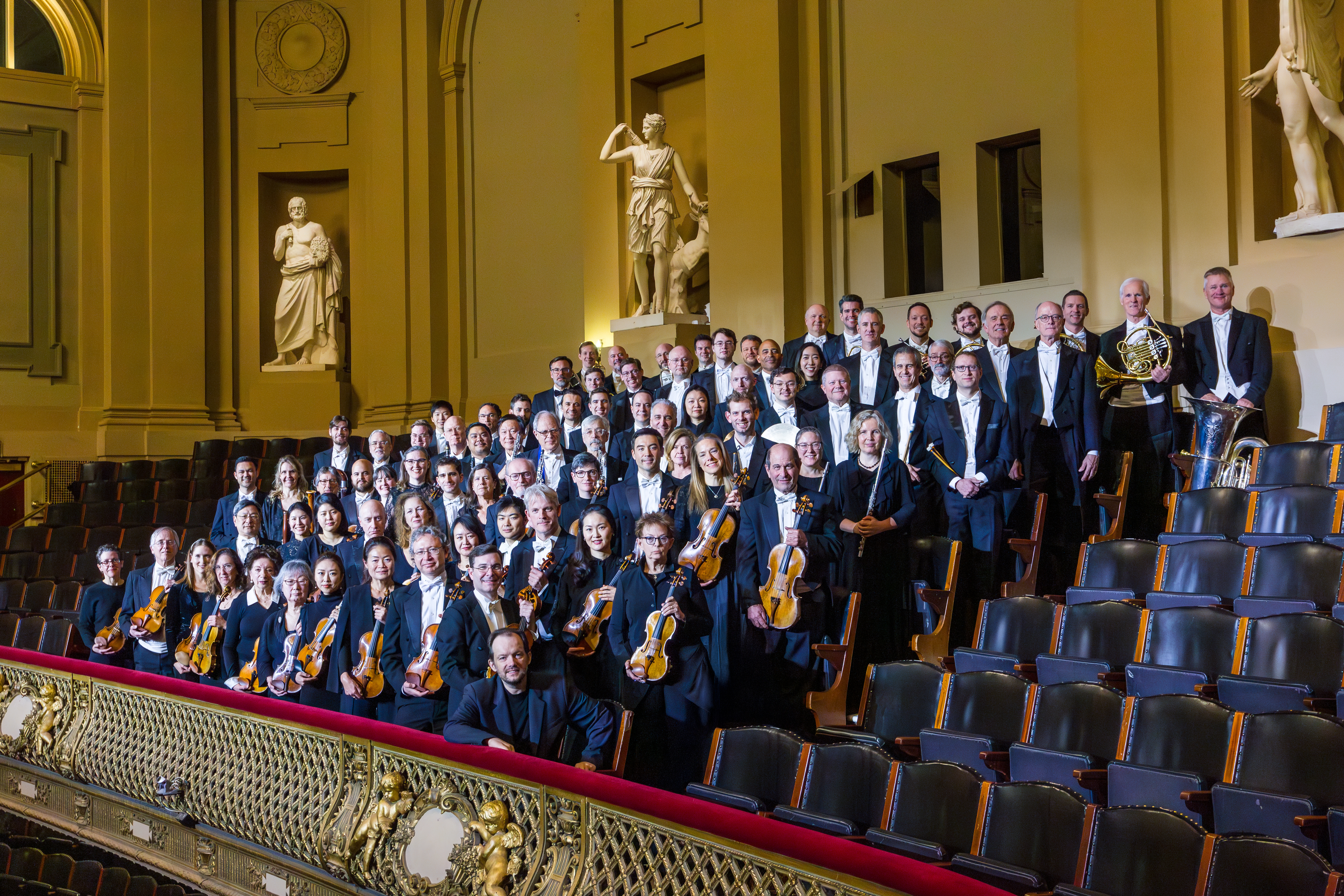 An ensemble photo of the 2025 Boston Symphony Orchestra