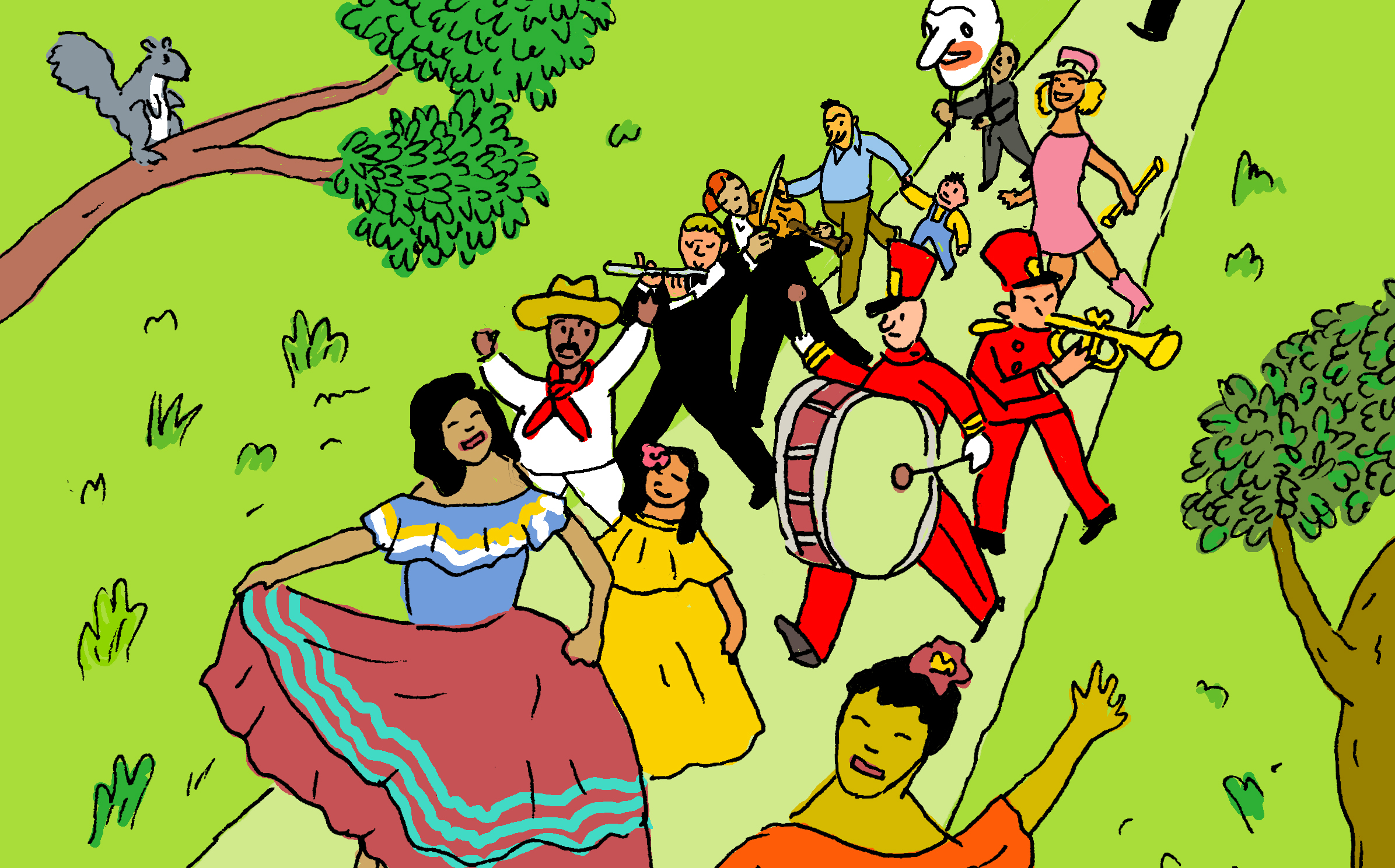 Tanglewood on Parade Day
