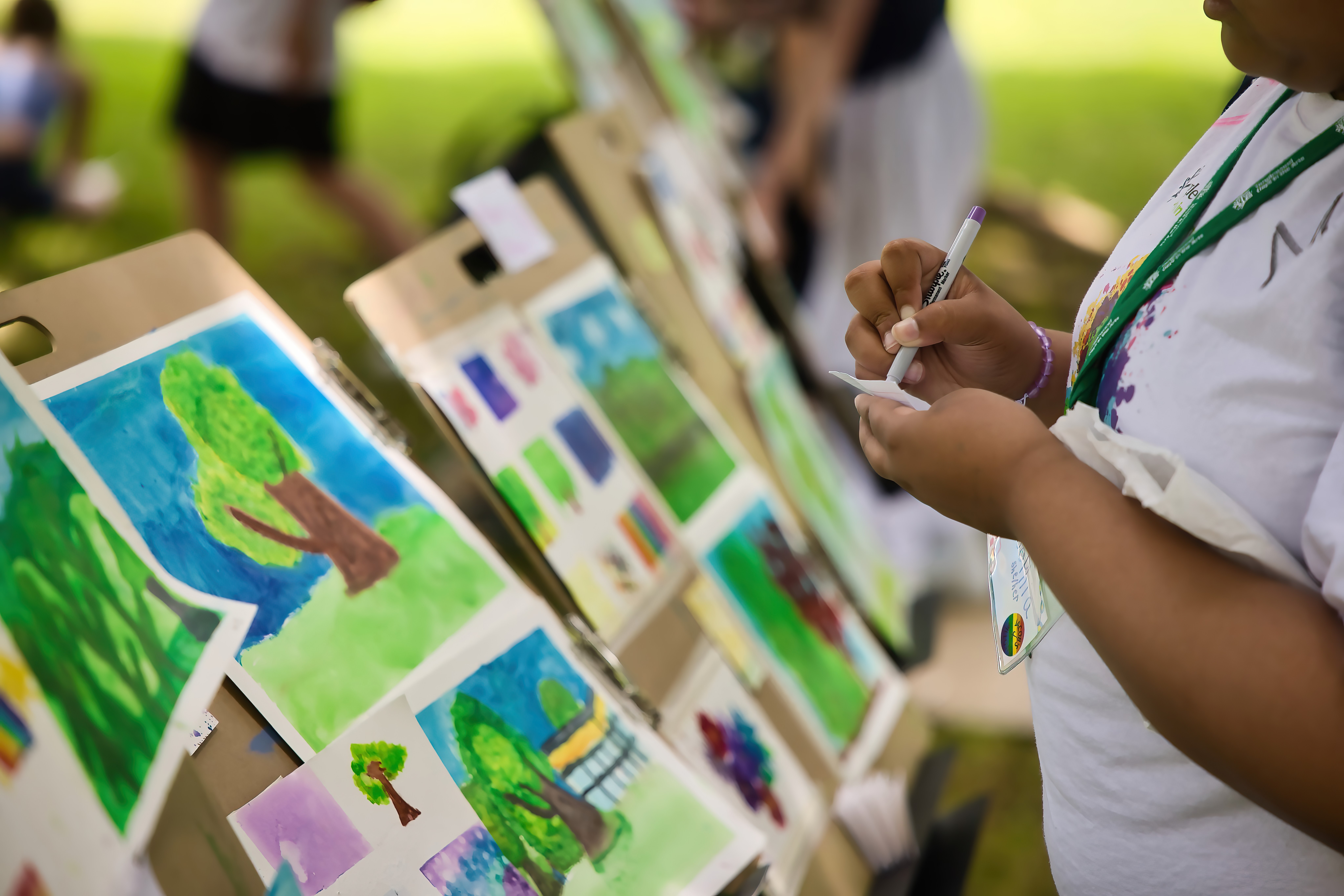 Artwork created during Days in the Arts at Tanglewood