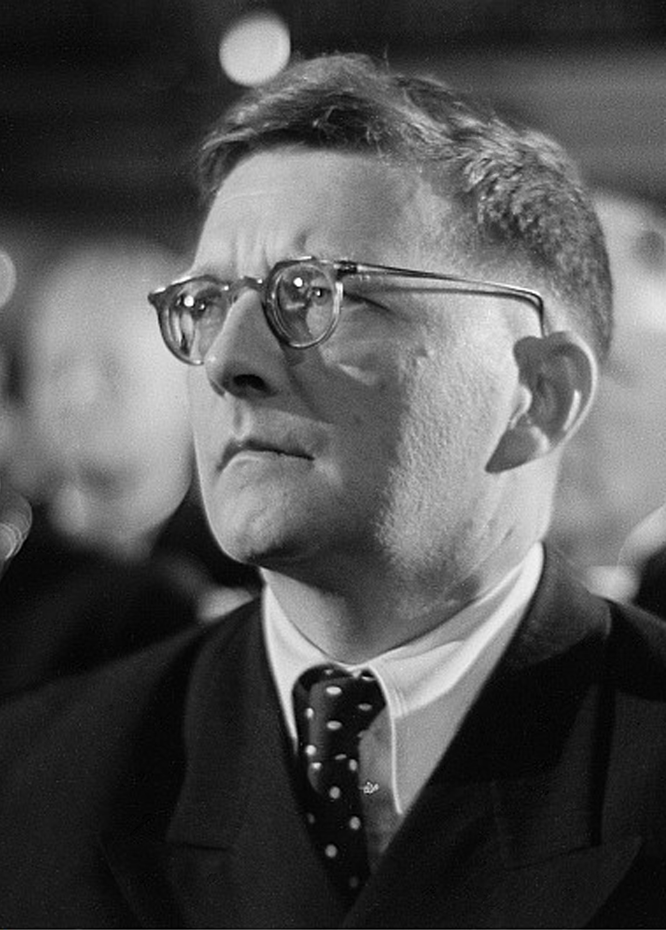Portrait of composer Dmitri Shostakovich