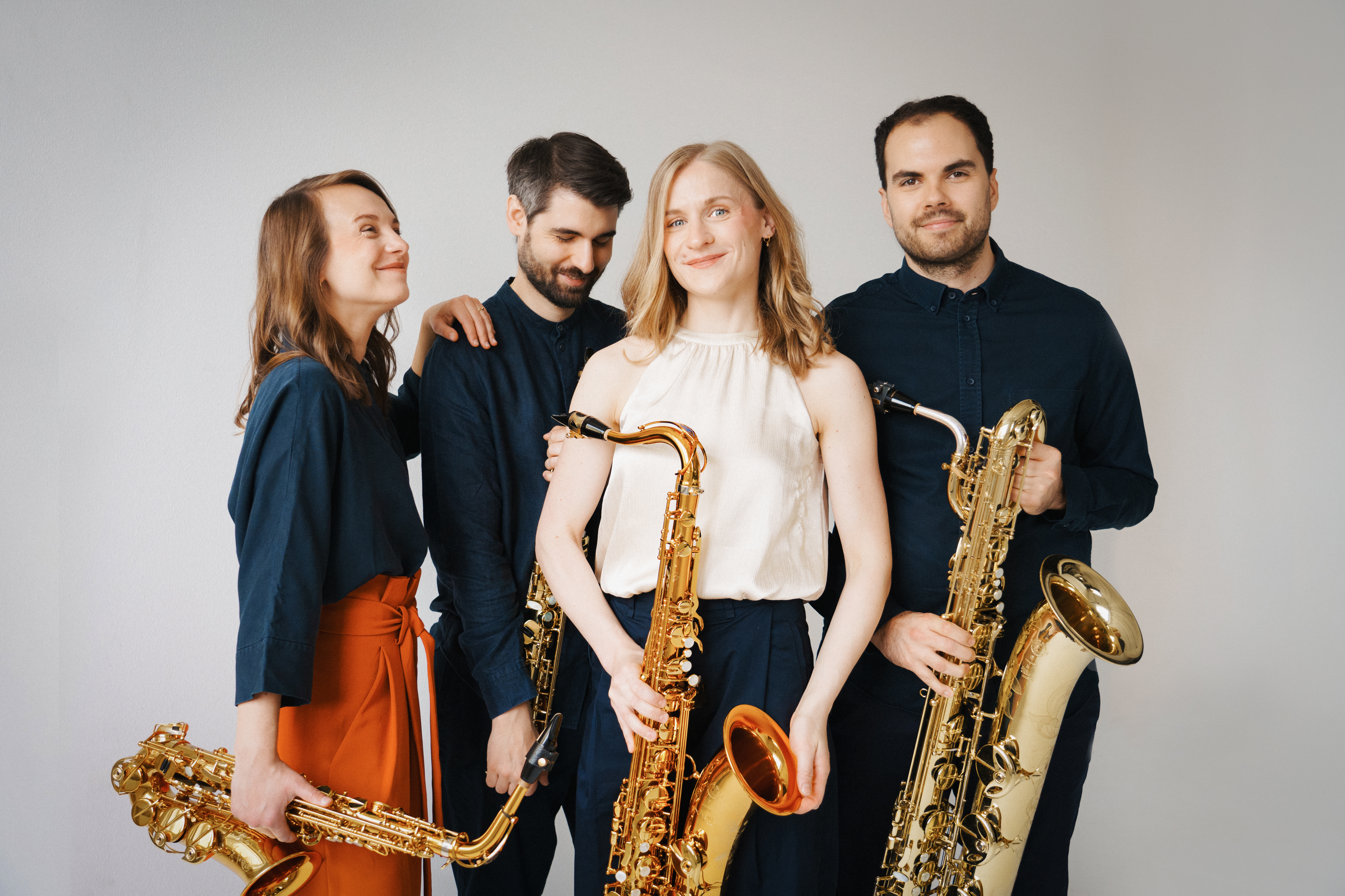 Arcis Saxophone Quartet group photo