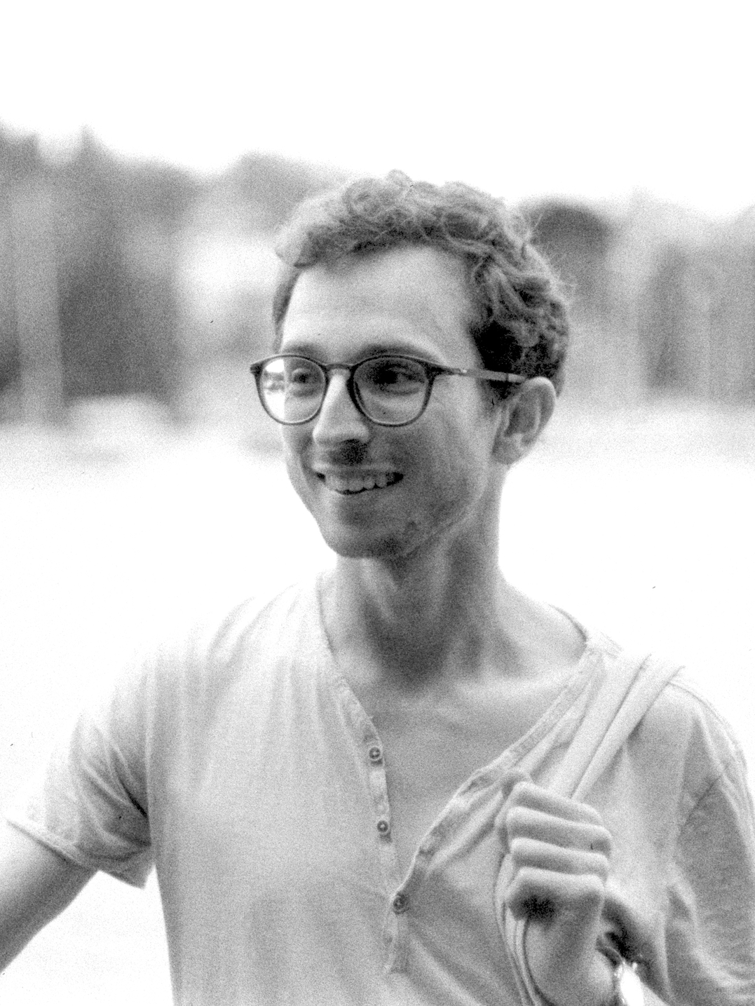 Black and white headshot of Omer Barash