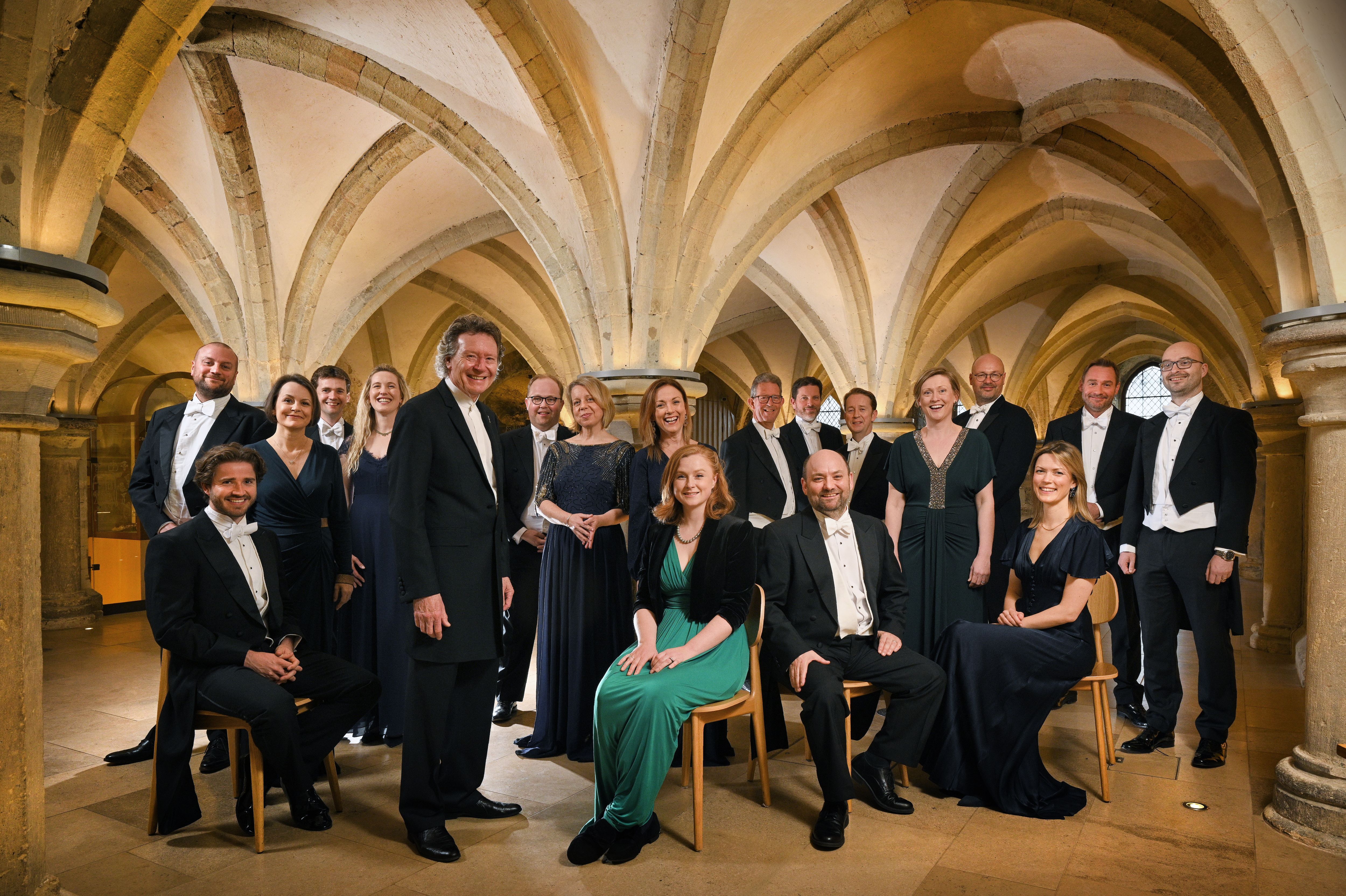 The Sixteen group photo