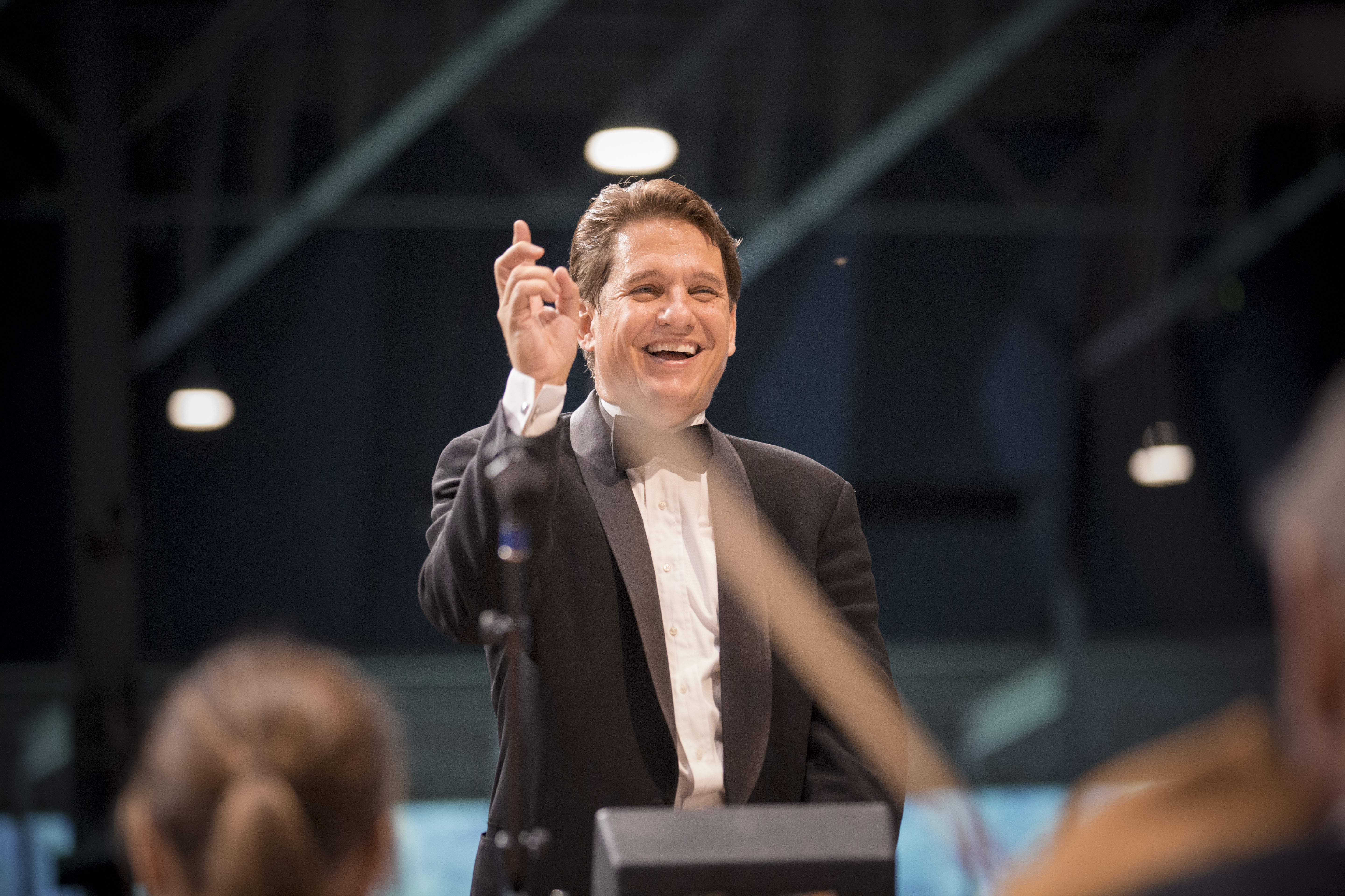 Keith Lockhart conducting at Tanglewood