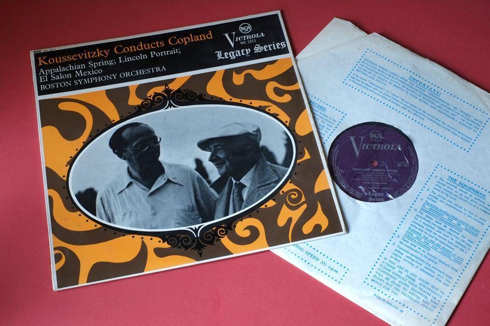 Koussevitzky Copland Album Cover