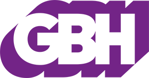 Purple GBH logo.