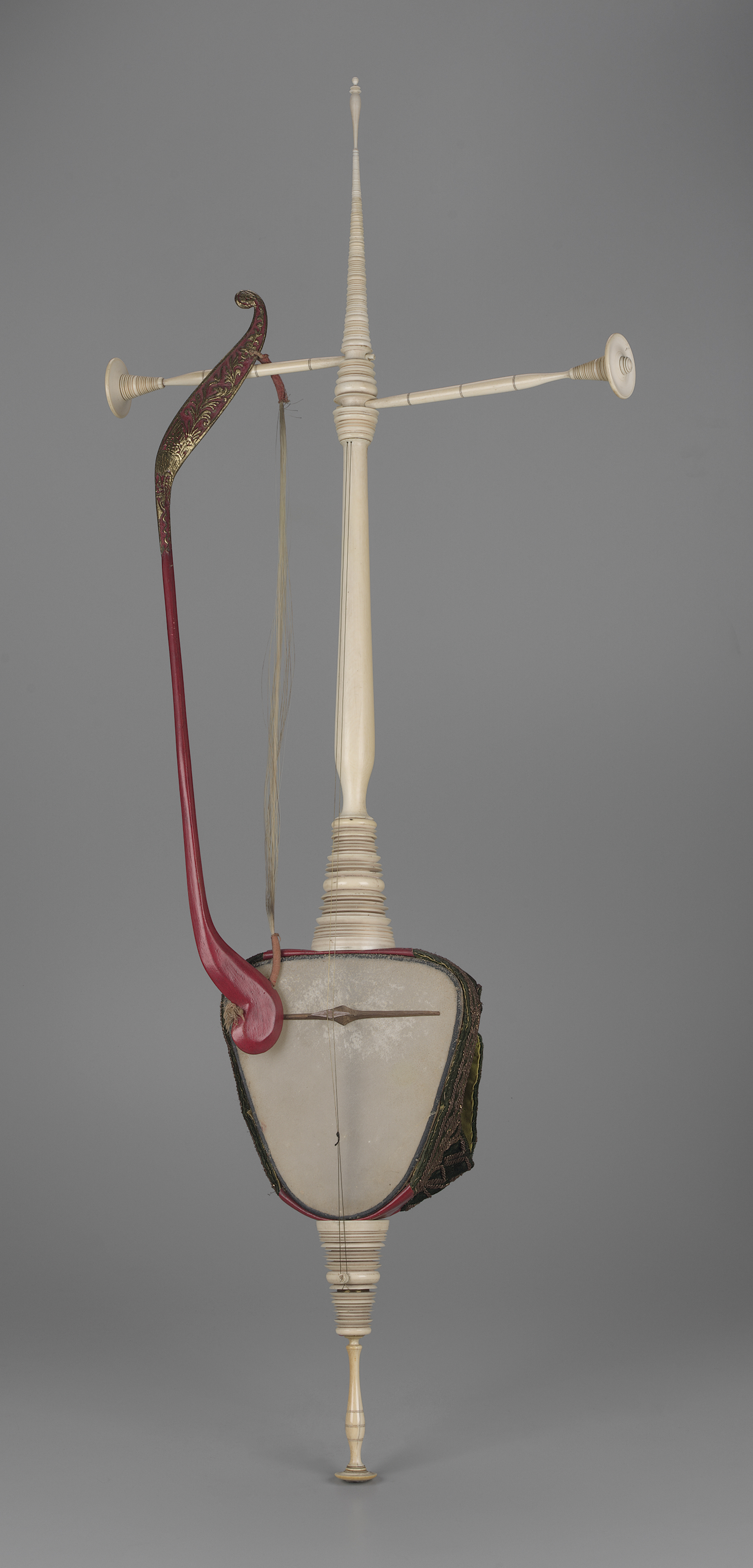 Photo of a Javanese fiddle, or rebab byur