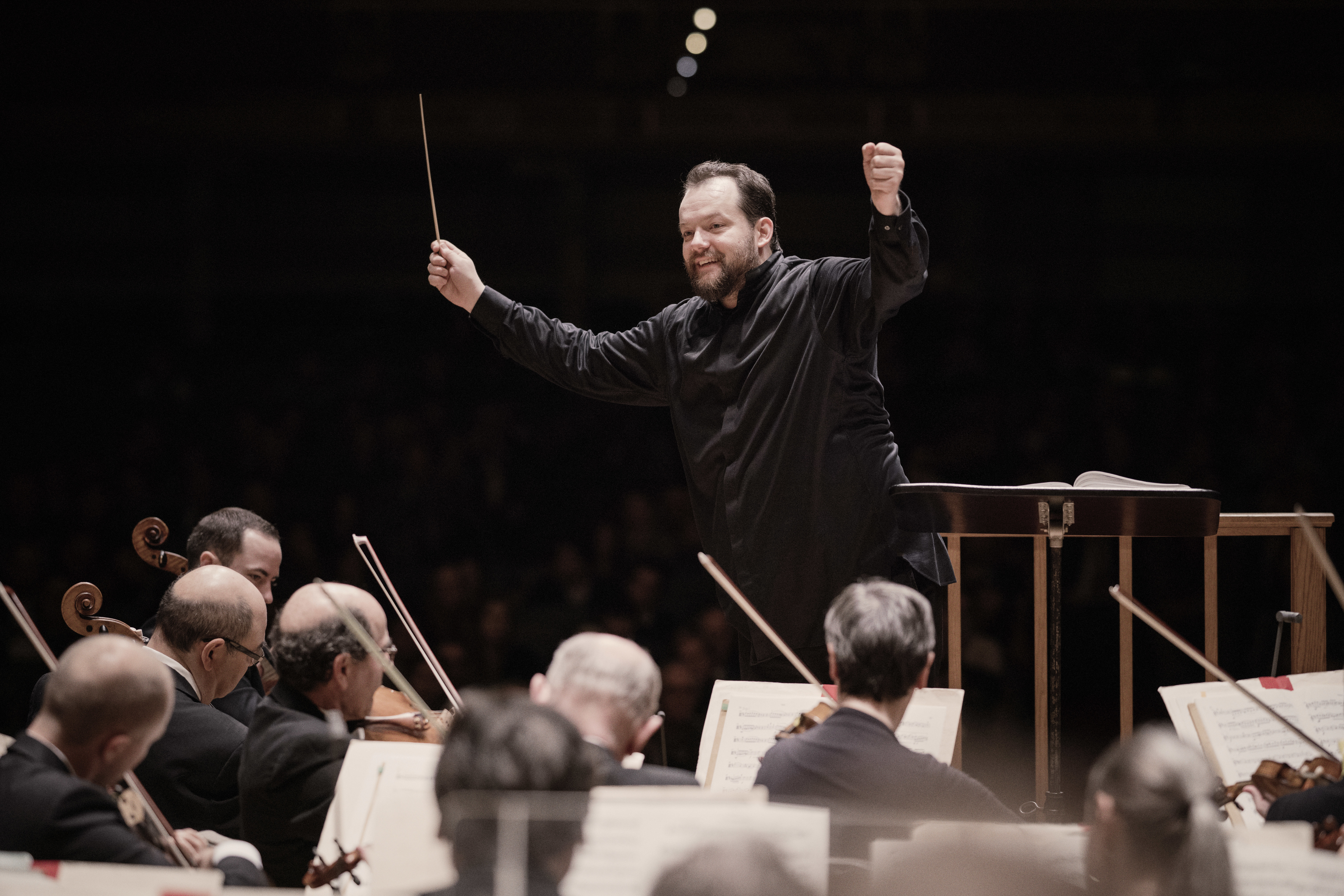 Andris Nelsons conducting the BSO.