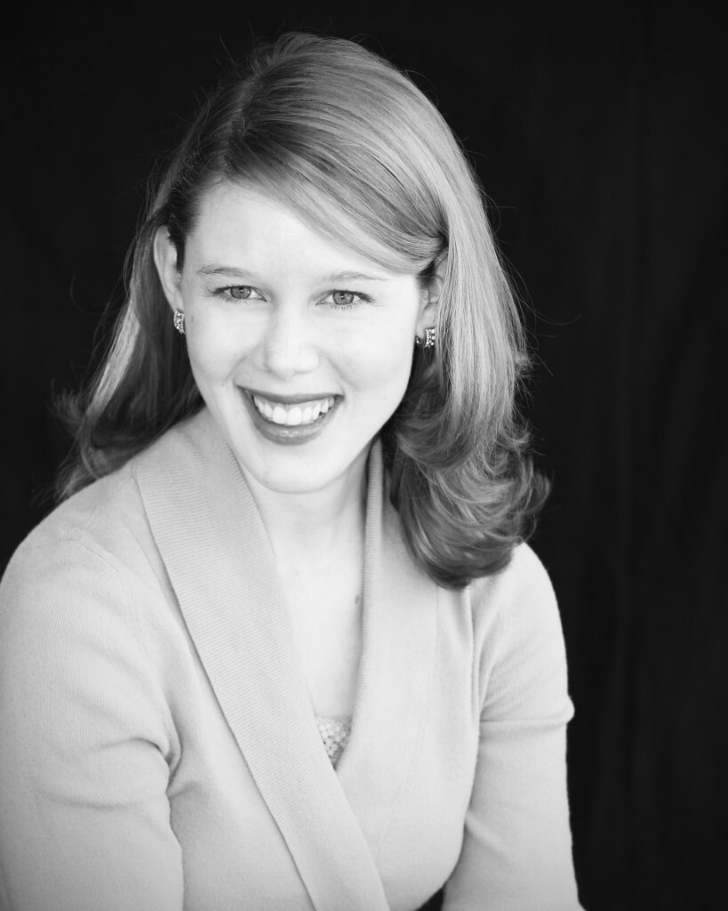 Black and White photo of Katie Woolf