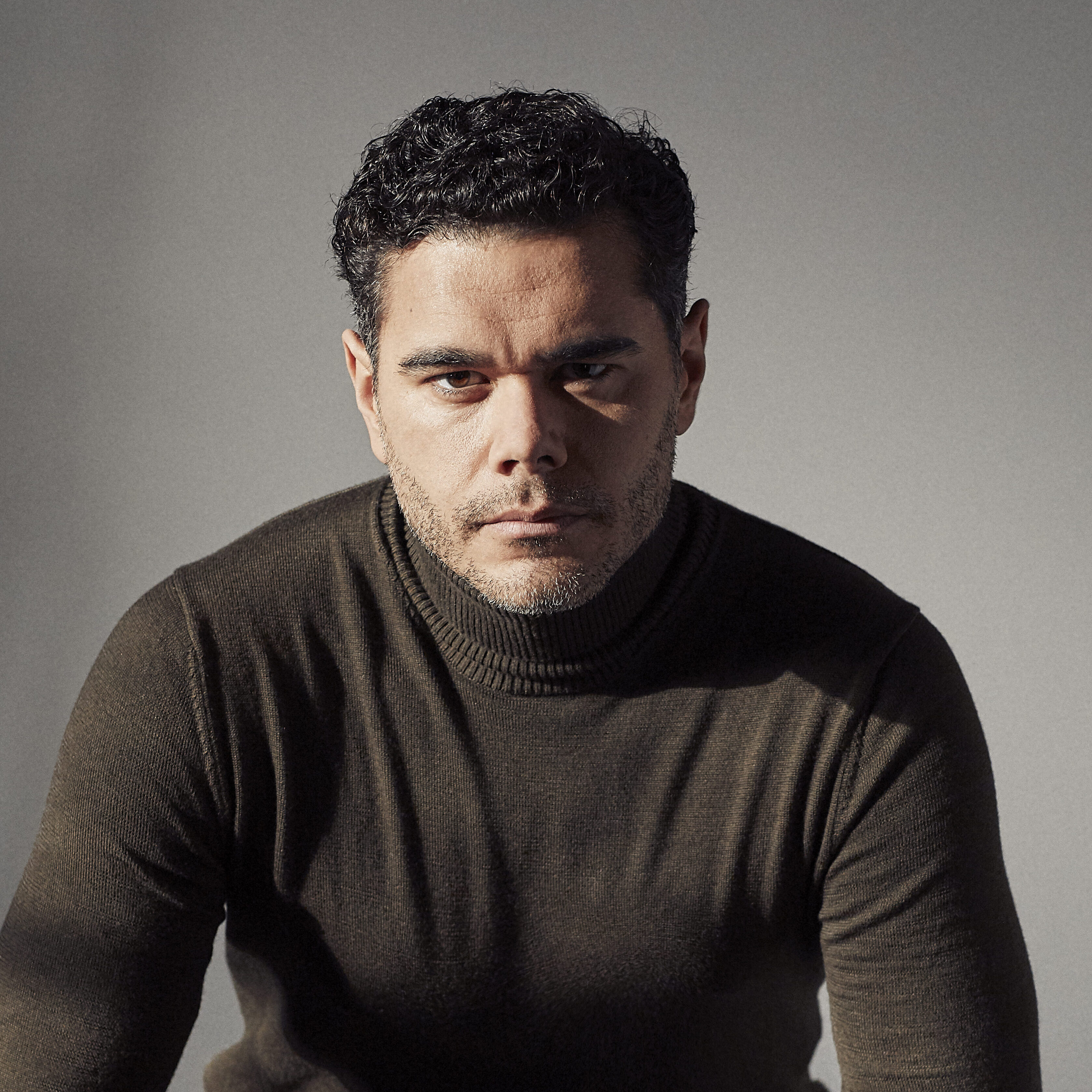 Elliot Madore wearing a turtleneck