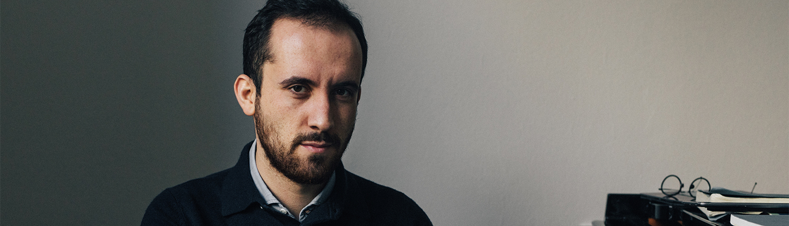 Igor Levit sitting in a room