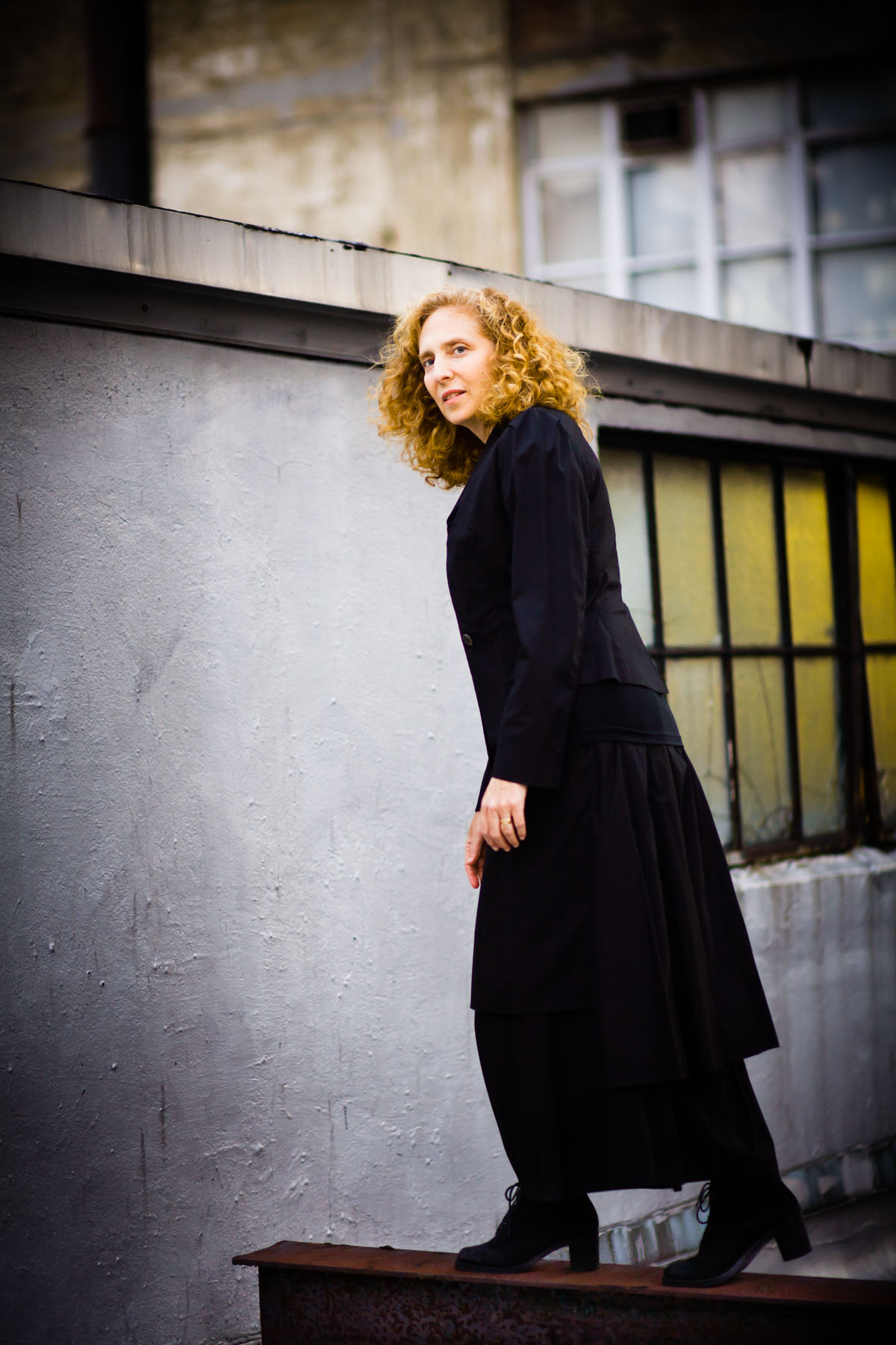 Julia Wolfe standing