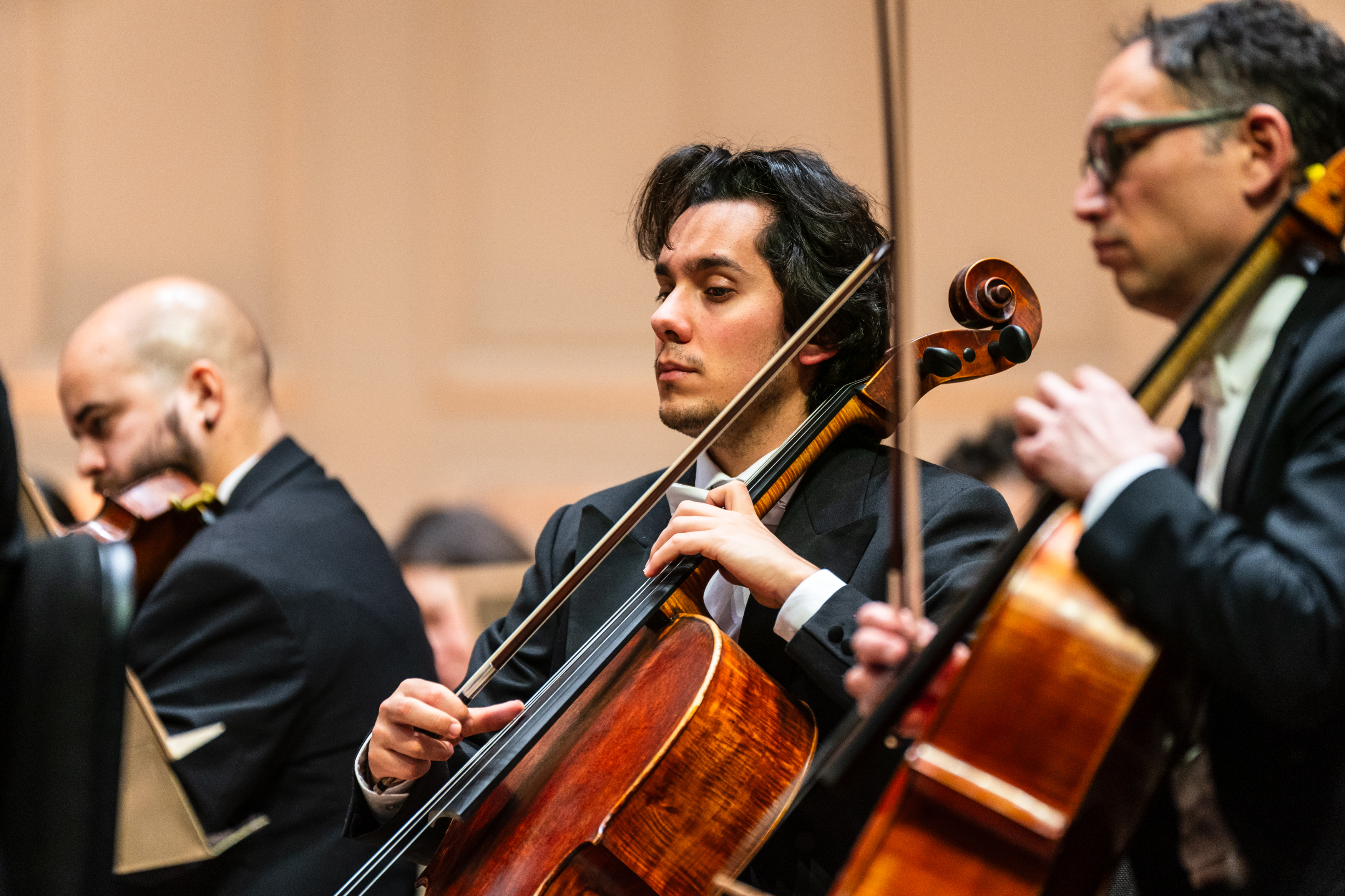 Max Oppeltz Carroz, 2024-2026 BSO Resident Fellow, performing with the BSO