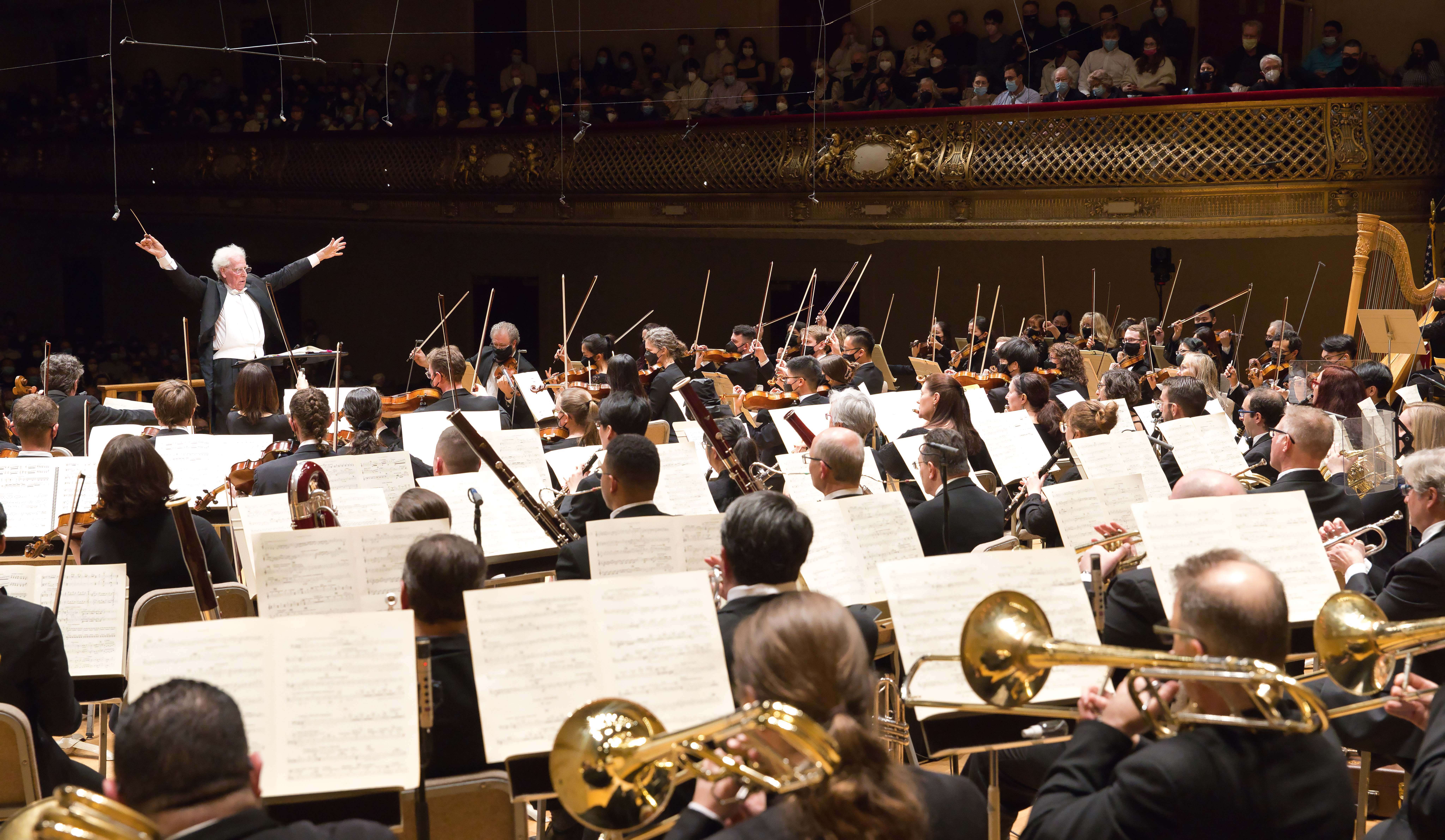 Boston Philharmonic Youth Symphony Orchestra performing at Symphony Hall in Boston