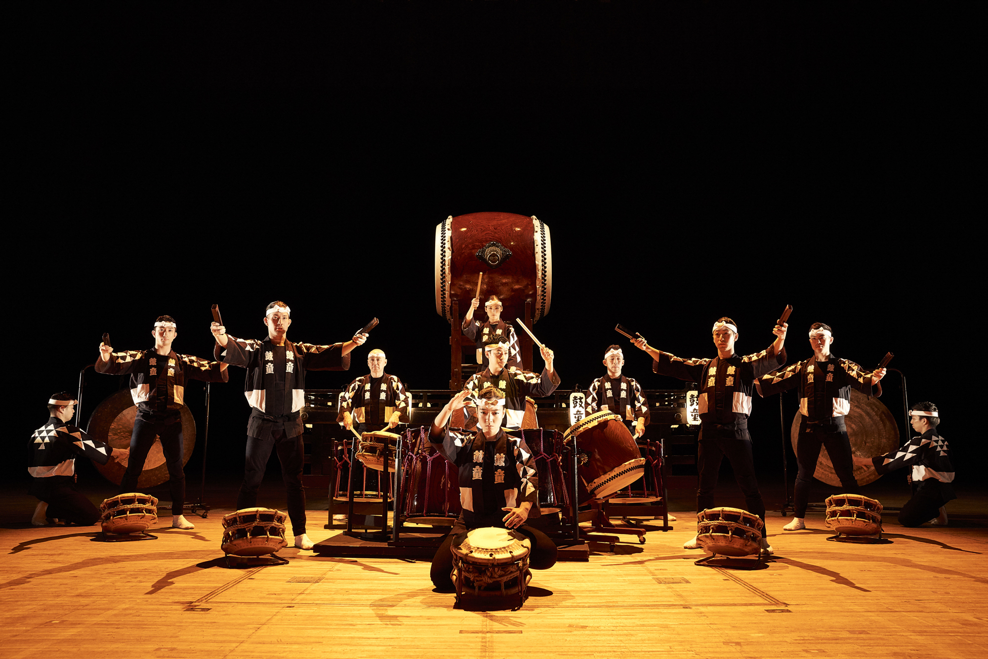 KODŌ performing on stage