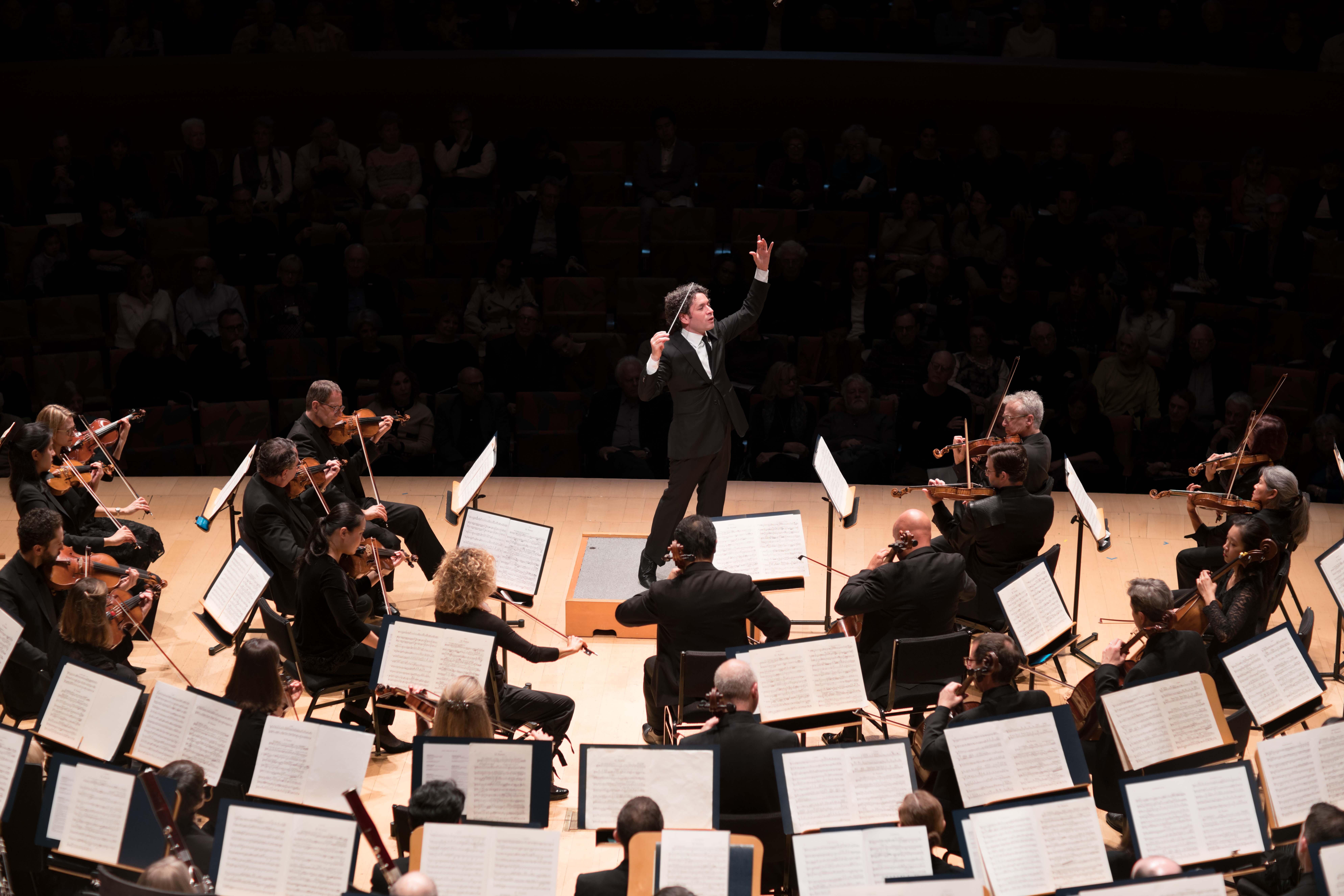 Gustavo Dudamel conducting the LA Phil