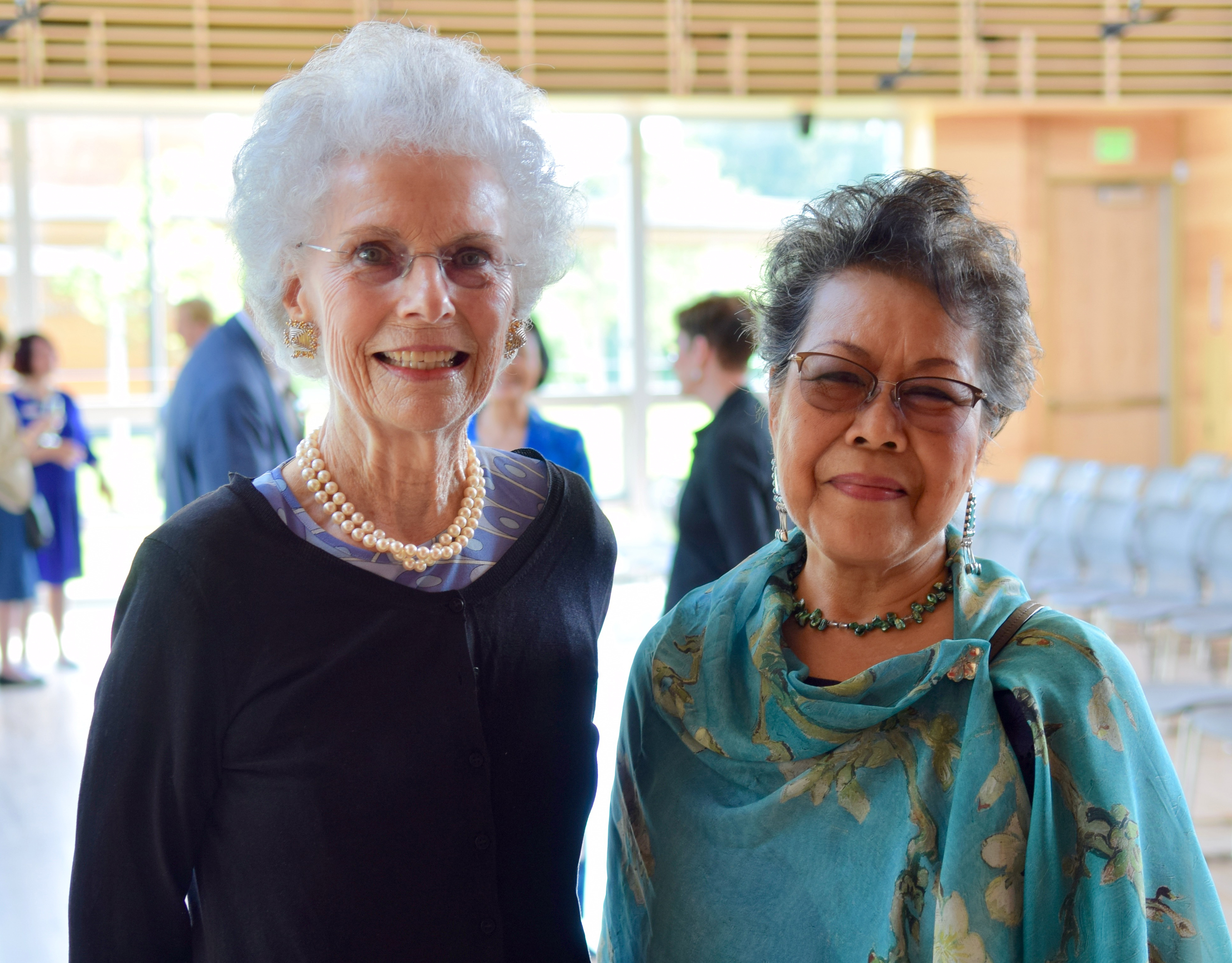 Susan Paine and Lina Plantilla