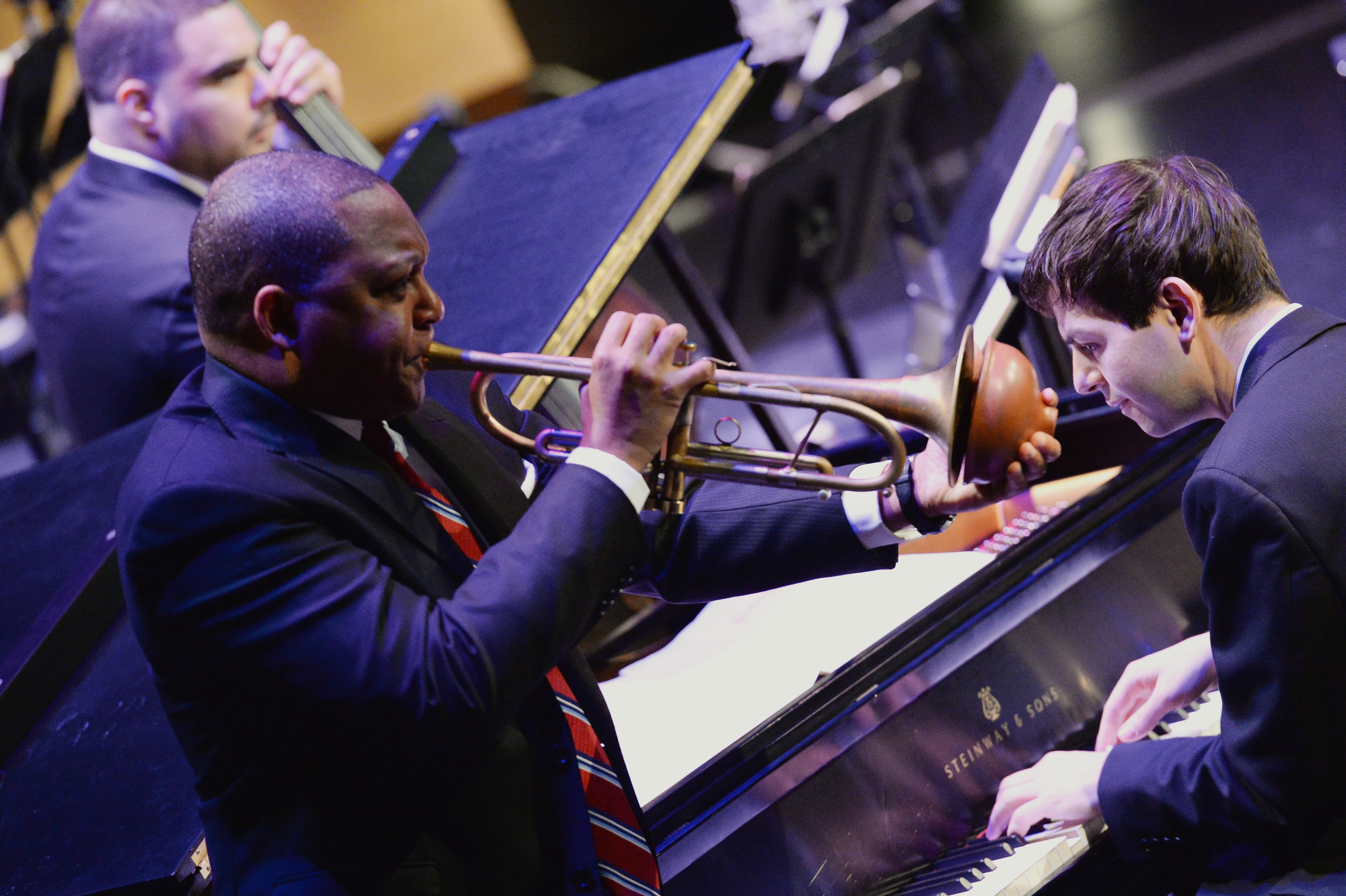 Wynton Marsalis performing