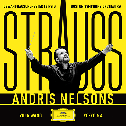Cover of Andris Nelsons Strauss Anthology CD
