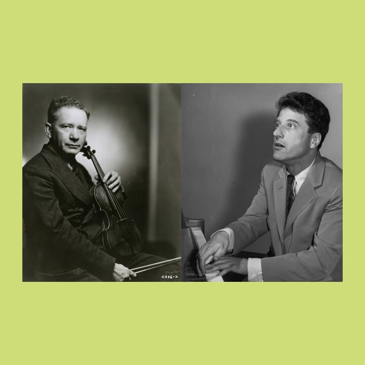 Lukas Foss and Efrem Zimbalist