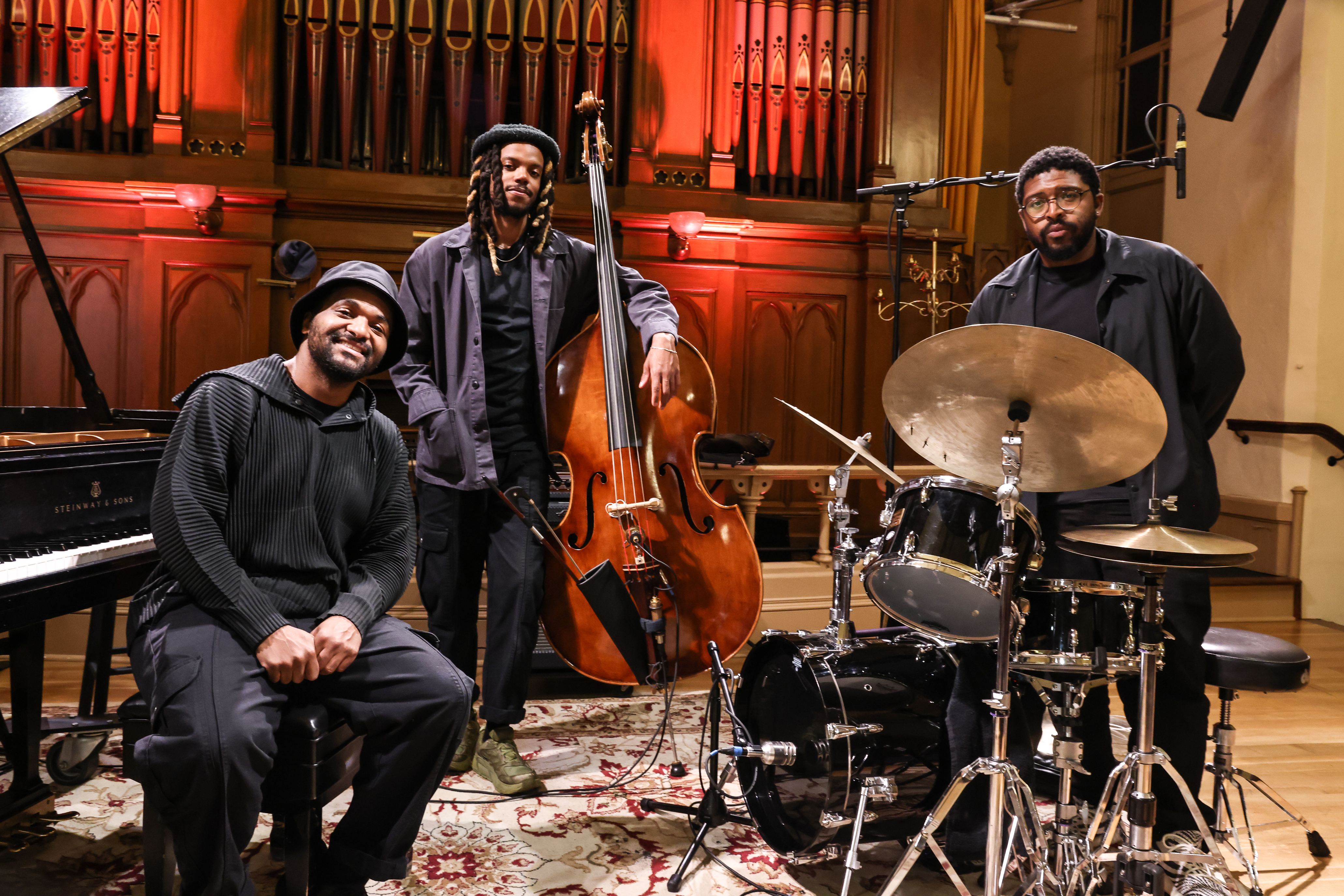 Sullivan Fortner Trio group photo
