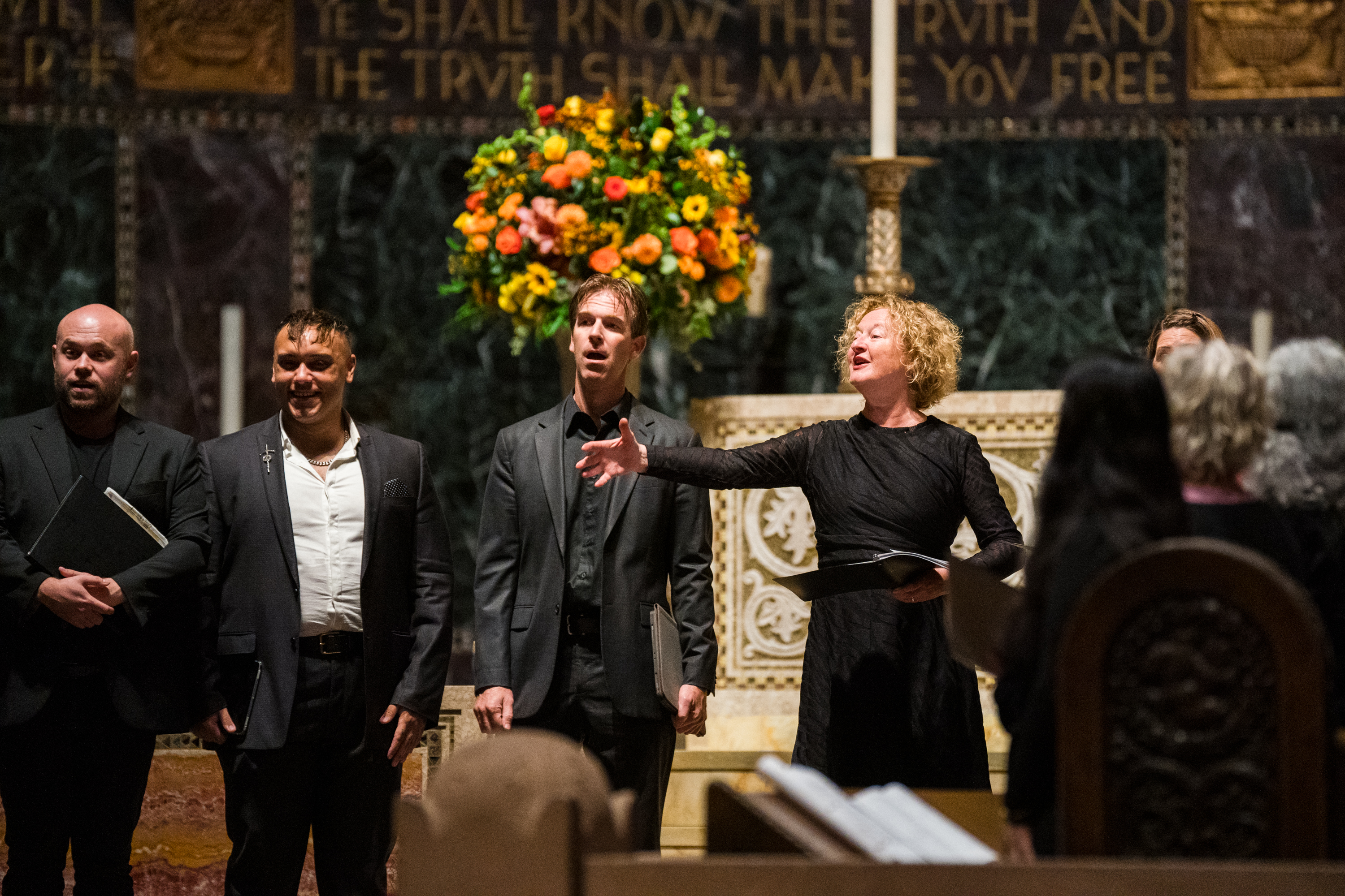 The Boston Camerata performing