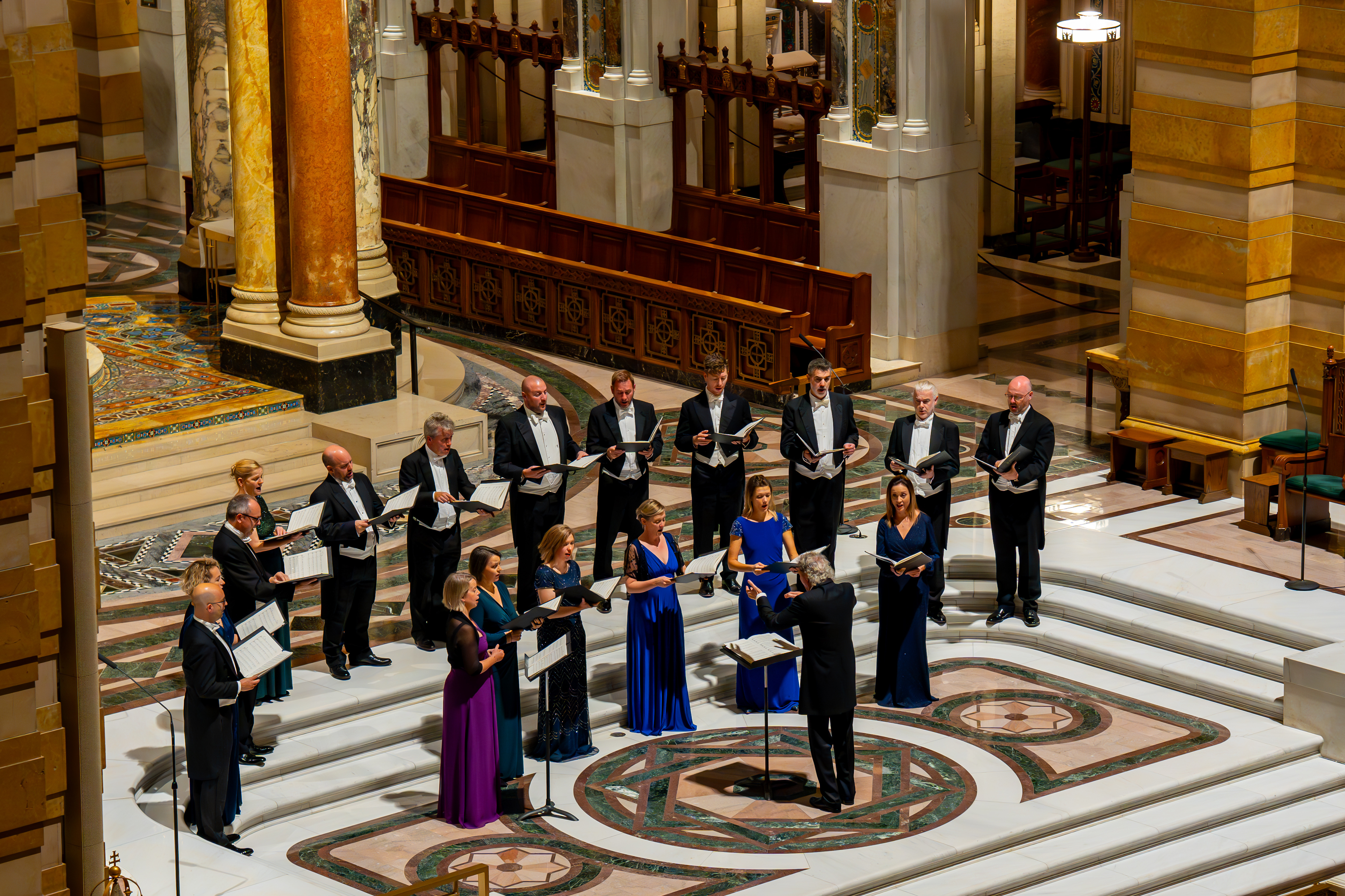 The Sixteen group photo