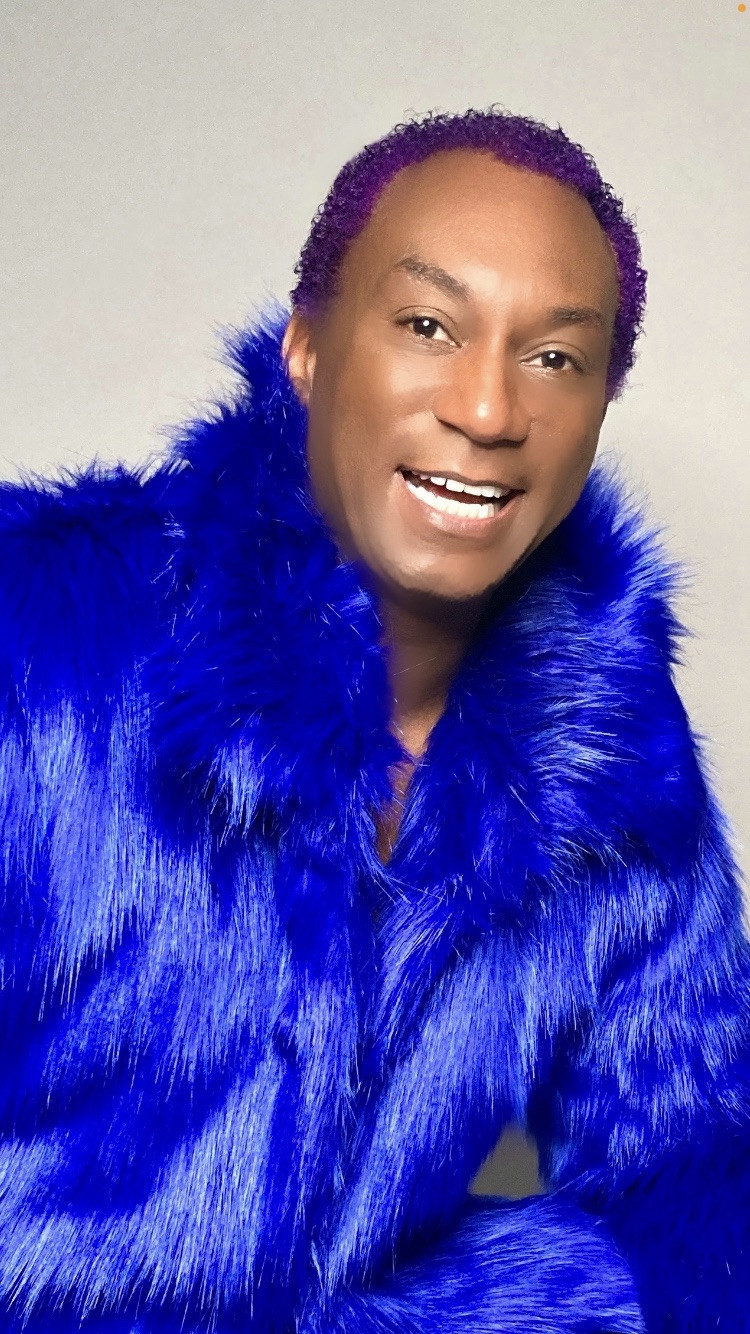 Thomas Warfield in blue fur