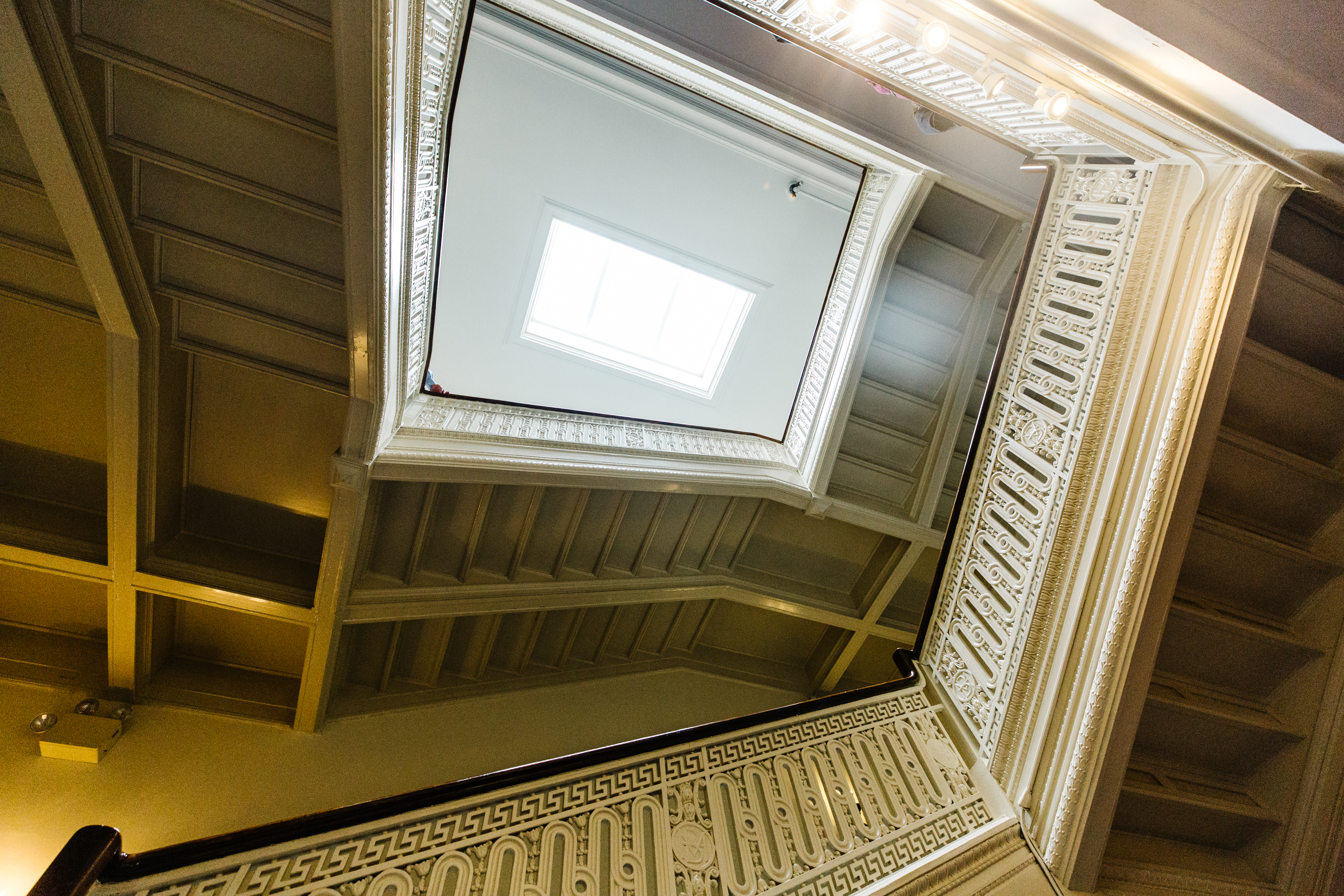 Symphony Hall staircase from below