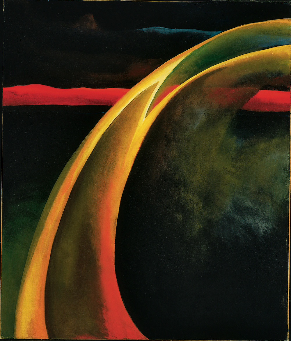 Georgia O'Keeffe, Red and Orange Streak (1919)